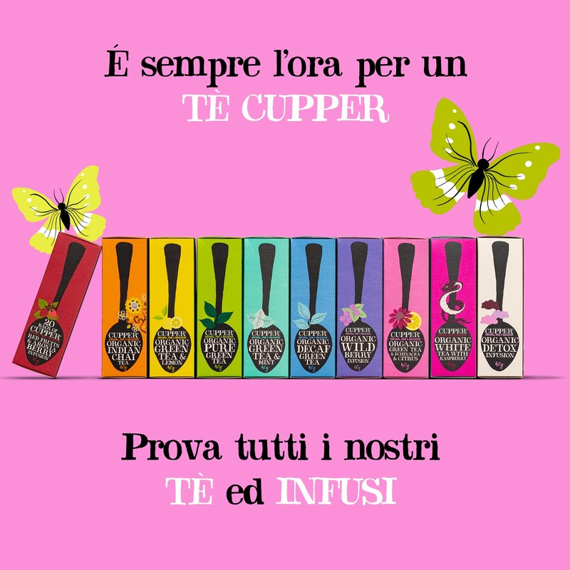 Cupper Collection Tè e Tisane Biologiche, Cofanetto, Assortimento di Tè
