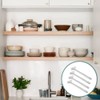 Luomorgo 4 Pcs 16" Floating Shelf Bracket Stainless Steel Heavy