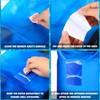 Nuanchu Vinyl Pool Liner Patch Self-Adhesive PVC Repair Patch for