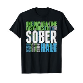 Trendy Summer Top Sober Anniversary T for Men and Women T-Shirt