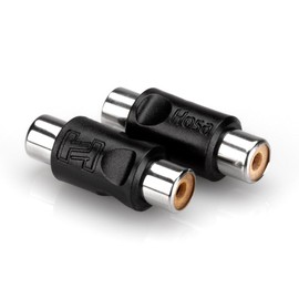 Hosa GRA-101 RCA to RCA Couplers, 2 Pieces