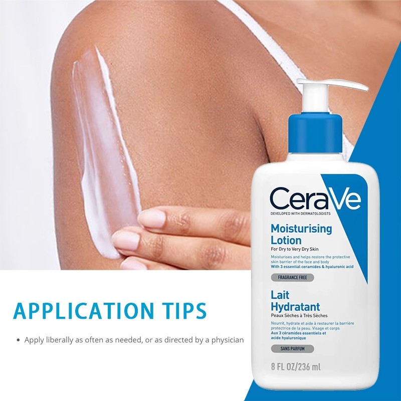 CeraVe Hydrating MoisturisingLotion 236ml, MVE Delivery Technology, Long-Lasting Moisture, Repairs