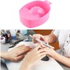 2 Pack Nail Soaking Bowl Set Heat-Resistant Gel Polish Remover