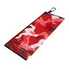 CHANA Golf - Red Camo Microfibre Golf Towel with Built-in