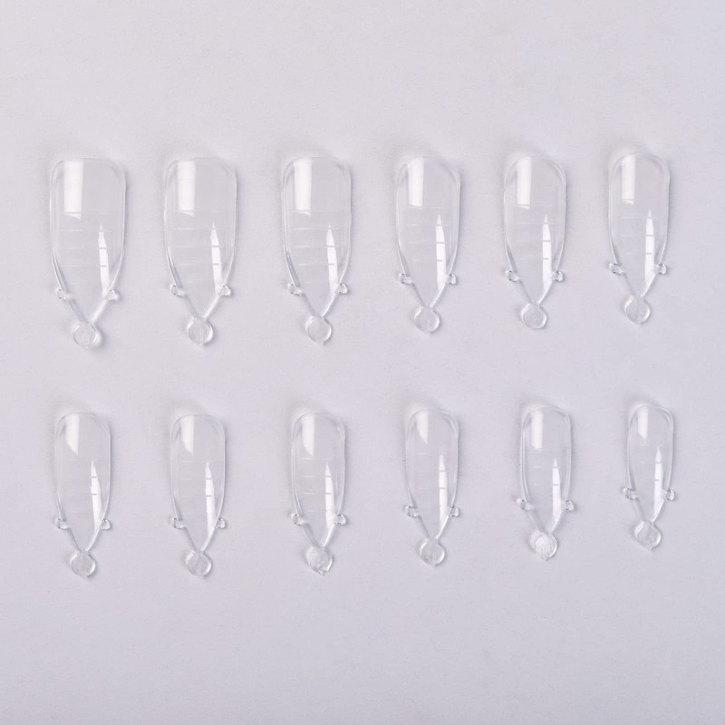 KADS Pack of 120 Transparent Full Cover Dual Nail System