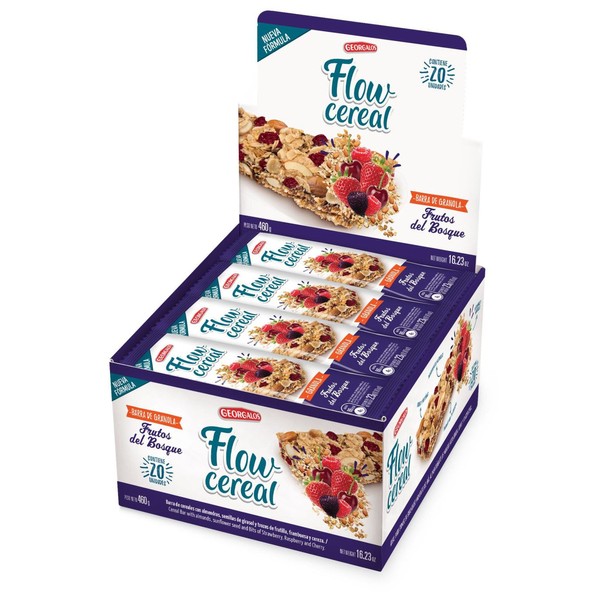 Georgalos Flow Cereal Cereal Bar with Almonds Sunflower Seeds &