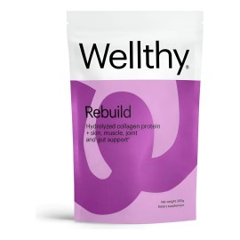 Wellthy Colágeno Péptidos 20,000mg 18g Proteína 15 Serv
