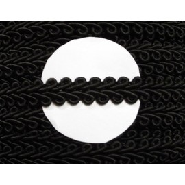 Großhandel für Schneiderbedarf 2 m Trimming Black 10 mm