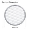 sourcing map Pizza Screen, 6" Restaurant-Grade Aluminum Round Pizza Baking