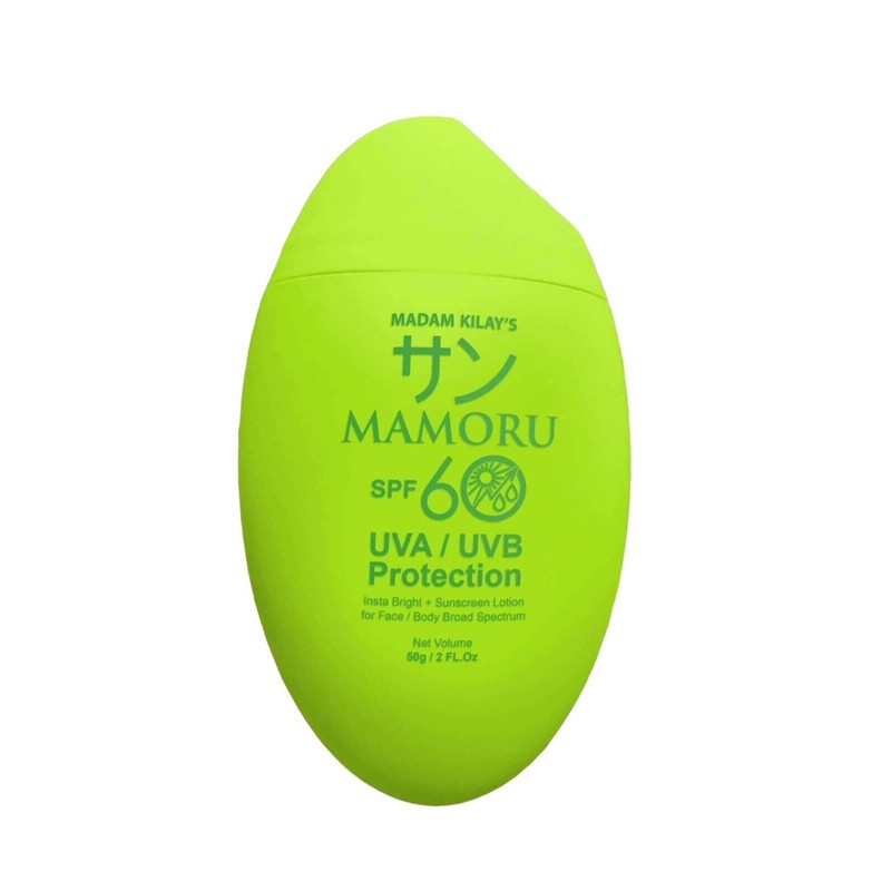 MKSMETICS 2 Packs Madam Kilay's Mamoru SPF 60 UVA/UVB Protection,