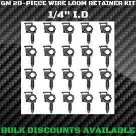 GM Replacement 1982+ S10 S15 Pick Up Interior Engine Harness Wire Loom Clip Clamp Retainers 1/4
