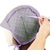 Hair Highlighting Cap, Purple Hair Coloring Frosting Dye Kit with