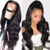 Long Wavy Wig African Ladies Curly Hair Wig Wavy Curls