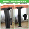 Tobeelec 12 Pcs Adjustable Height Bed Support Legs, 8.3"-14.5" Bed