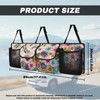 TOADDMOS Dragonfly Car Trunk Organizer for Women Lady Boho Floral