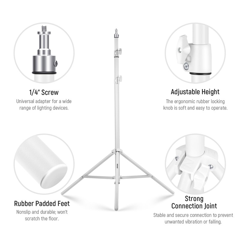 NEEWER Light Stand for Photography 87 – 200 cm, Tripod