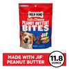 Milk-Bone Peanut Buttery Bites Soft Dog Treats with Jif Peanut