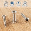 ANCHOREASE #8×1/2″ Wood Screw 400Pcs, 304 Stainless Steel Screws, Truss