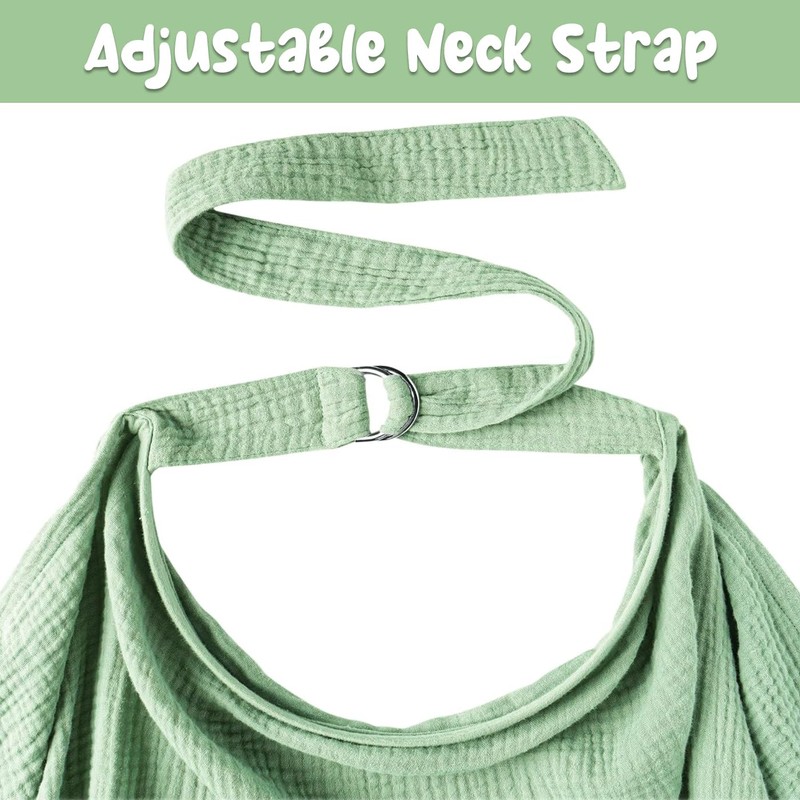 Muslin Nursing Cover Baby Breastfeeding Cover Infant Cloth Stroller Cover