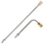 Pressure Washer Extension Wand, 2Pcs Extension Lance (15"/38cm) + 90°Curved