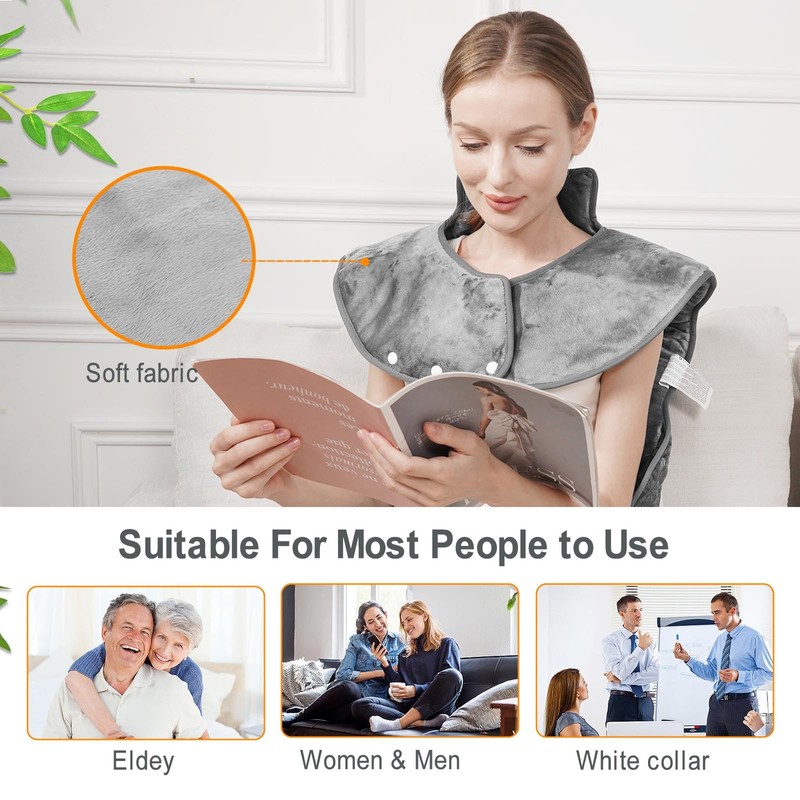 Fast Heating Electric Heating Pad for Neck and Shoulder and