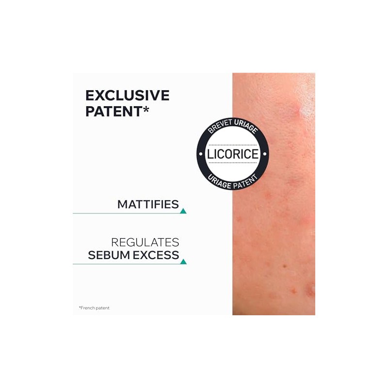 Uriage Hyseac Crema Facial Emulsión Matificante - Emulsión fluida-ligera, con