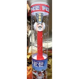 PEZ Nutcracker Christmas Holiday Red Dispenser Tube 7.5 China BB2026 m243
