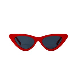 Kids Sunglasses Girls Boys Children Classic Cat Eye Style Shades UV 400 Protection (Red)