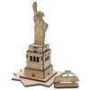 Making a DIY paper model of the Statue of Liberty building construction assembly / 자유의 여신상 건물 건축 조립 종이 모형 DIY 만들기