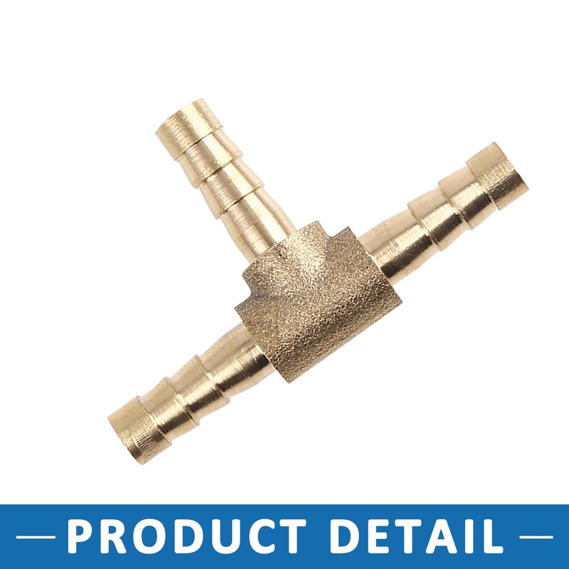 A ABSOPRO Barb Hose Fitting 3 Way T Connector 5mm