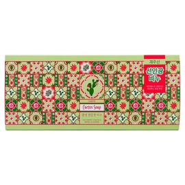 Gambit Cactus Soap Set Jeju Island Sensitive Combination Moisturizing Gift, 3 Pieces, 100g / 갬성 선인장 비누 세트 제주도 민감성 복합성 보습 답례품, 3개입, 100g