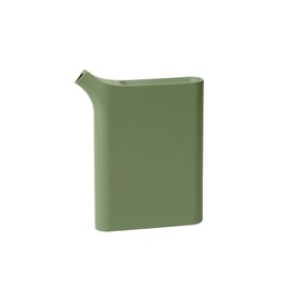 ideaco Slim Water Caddle, 3.3 gal (1 L) Mizusashi moss green, Width 7.9 inches (20 cm), Depth 1.6 inches (4 cm), Height 9.8 inches (25 cm)