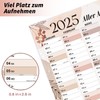 Indeme Wandkalender 2025, Kalender 2025 Wandkalender in Poster Größe, 34,9"