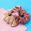 Ximimark 6 PCS Zipper Scrunchie Safe Stash Hair Bun Ties