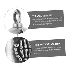 LALAFINA Vintage Motorcycle Bell Pendant Retro Decorative Charm for Keychains Jewelry Making and Crafts and Unique Small Bell Accessory