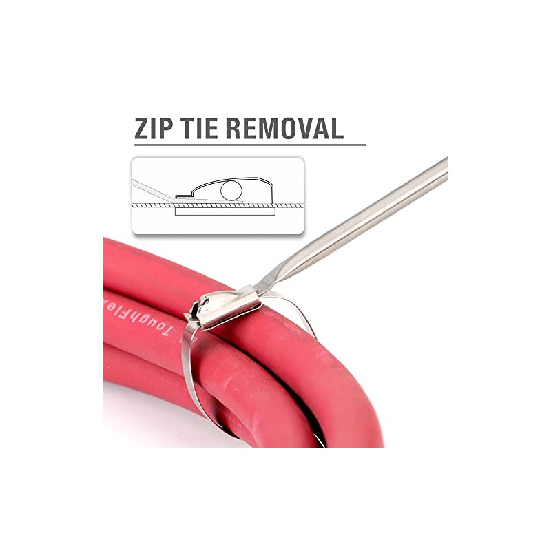 IWISS Metal Zip Tie Gun - Durable Tensioning & Cutting