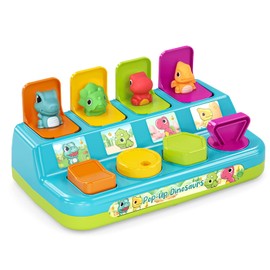 Pop Up Toys, Cause and Effect Baby Dinosaur Toys, Educational Toys for 1 Year Old Boy, Baby Girl Toys 12-18 Months, Infant Toys 6-12 Months Developmental 7 8 9 10 11 Month Old Toys