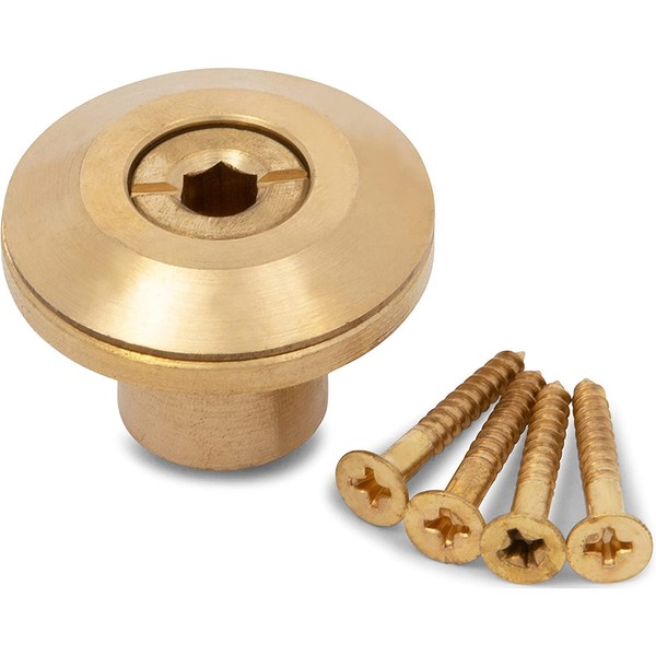 Swimcare Brass Anchor with Collar and 4 Screws for Pool