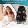 Necole 22 Momme 100% Mulberry Double Silk bonnet for sleeping