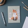 Wrendale Designs A6 Fox Notebook - Contemplation