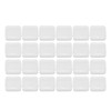 24pcs Mini Clear Jewelry Box Transparent Portable Small Plastic Storage