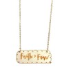 Fashion Jewelry ~ Inspirational Faith Fear Pendant Necklace for Women