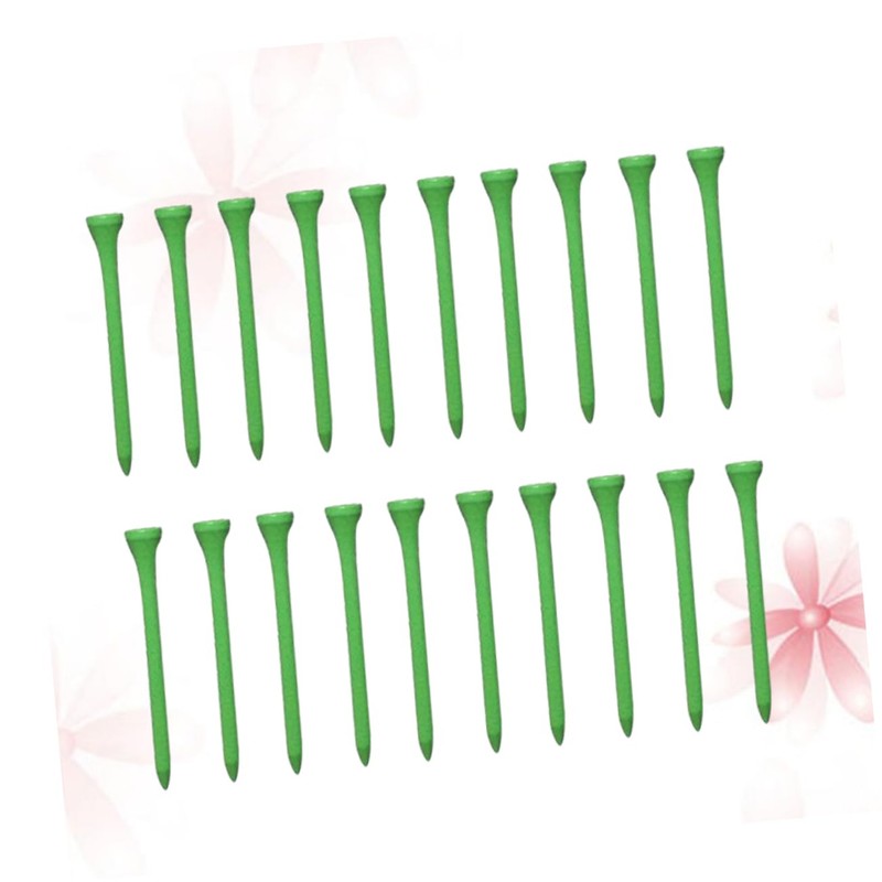 Sosoport 2sets Golf Tees Wood Outdoor Protective Tees 7cm Length