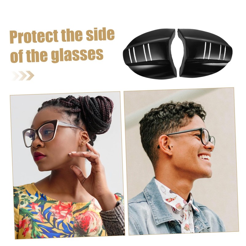 TOVINANNA Enhanced Glasses Side Shields 4pcs Safety Glasses Side Shields