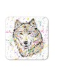Coaster Wolf Wildlife animal Coasters Watercolour Art Gift Work Office