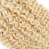 Fabimiya 20 22 24 Inch Bundles Human Hair Blonde 613#