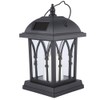 Outdoor Hanging Solar Lantern LED Candle Flame Light for Garden