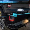 LUDARM 2Pcs 6000K White LED License Plate Light Compatible with