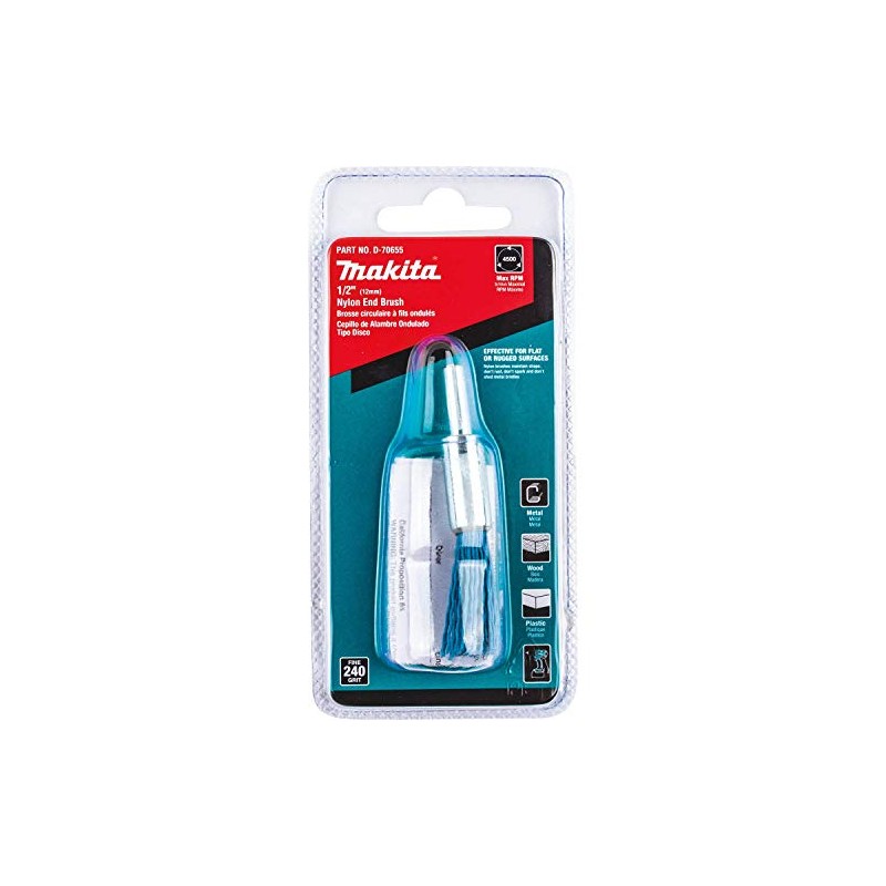 Makita D-66933 1/2" End 240G Nylon 1/4" 1/Ea
