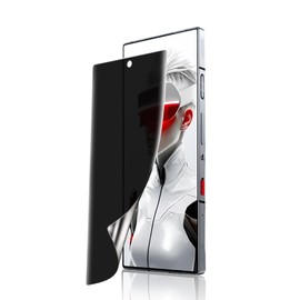 Redmagic 10 Pro Film [JACRON] REDMAGIC 10 Pro Protective Film Compatible with Fingerprint Authentication, Anti-Reflection, Anti-Peeping, Full Adsorption TPU Film, Made in Japan, Anti-Fingerprint